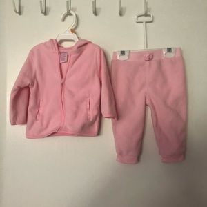 2pc Pink Fleece Set